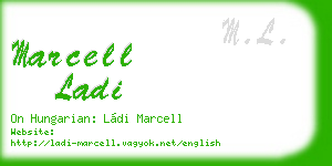 marcell ladi business card