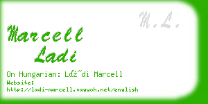 marcell ladi business card